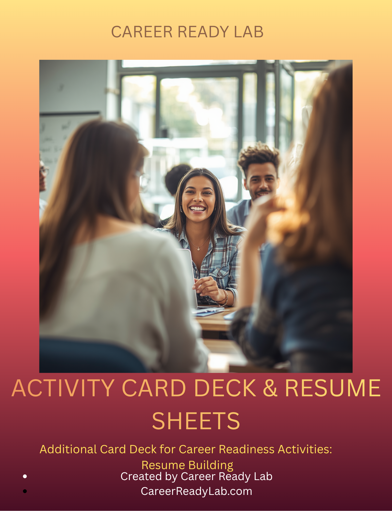 Resume Activity Cards and Sheets — Print